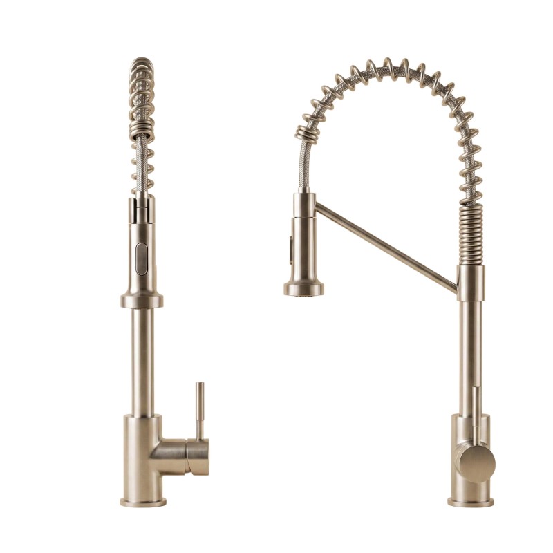 Single-Handle Brass Kitchen Faucet